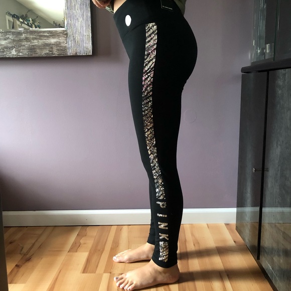 victoria secret pink bling leggings